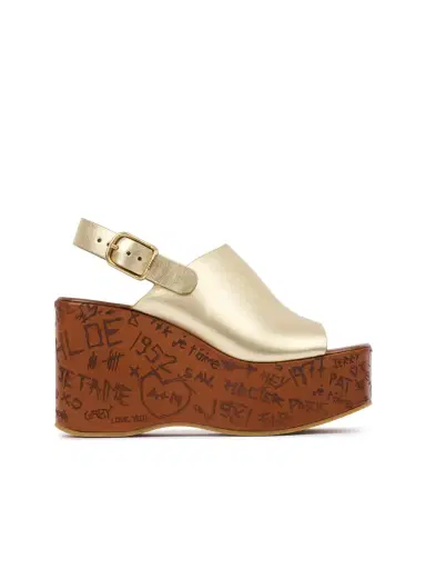 Chloé Maxime wedge sandal | Thumbnail 1 Chloé Maxime wedge sandal | Thumbnail 1
