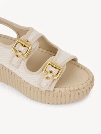 Chloé Nama wedge sandal | Thumbnail 6 Chloé Nama wedge sandal | Thumbnail 6