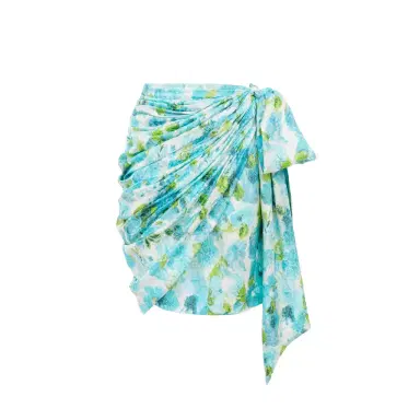 Chloé Short wrap skirt in silk jacquard | Thumbnail 1 Chloé Short wrap skirt in silk jacquard | Thumbnail 1