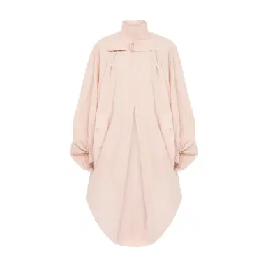 Chloé High-neck oversized cape coat in cotton poplin | Thumbnail 1 Chloé High-neck oversized cape coat in cotton poplin | Thumbnail 1