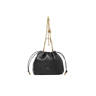 Chloé Small Chloé Icons shoulder bag with chain in soft leather | Thumbnail 1 Chloé Small Chloé Icons shoulder bag with chain in soft leather | Thumbnail 1