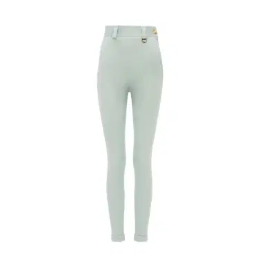 Chloé High-rise fitted pants in bonded stretch jersey | Thumbnail 1 Chloé High-rise fitted pants in bonded stretch jersey | Thumbnail 1