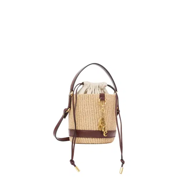 Chloé Charms basket bag in natural fibers Chloé Charms basket bag in natural fibers
