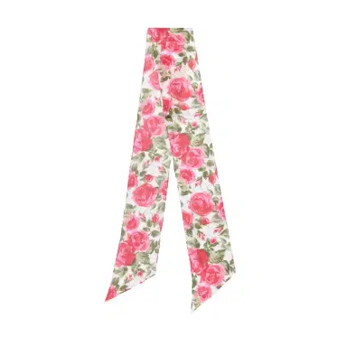 Chloé The Chloé Wild Flowers bandeau scarf in silk georgette | Thumbnail 1 Chloé The Chloé Wild Flowers bandeau scarf in silk georgette | Thumbnail 1
