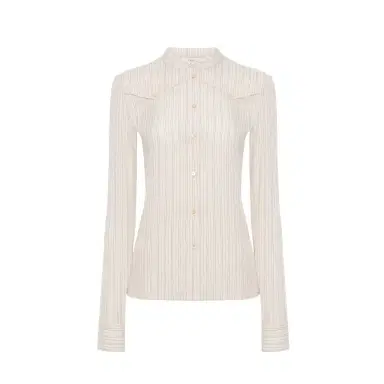 Chloé Fitted blouse in silk poplin | Thumbnail 1 Chloé Fitted blouse in silk poplin | Thumbnail 1