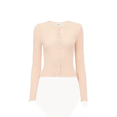 Chloé Fitted cardigan in cotton | Thumbnail 1 Chloé Fitted cardigan in cotton | Thumbnail 1