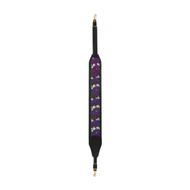 Chloé Grained leather strap with roses embroidery | Thumbnail 1 Chloé Grained leather strap with roses embroidery | Thumbnail 1