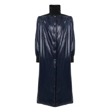 Chloé Long utilitarian coat in shiny nylon | Thumbnail 1 Chloé Long utilitarian coat in shiny nylon | Thumbnail 1