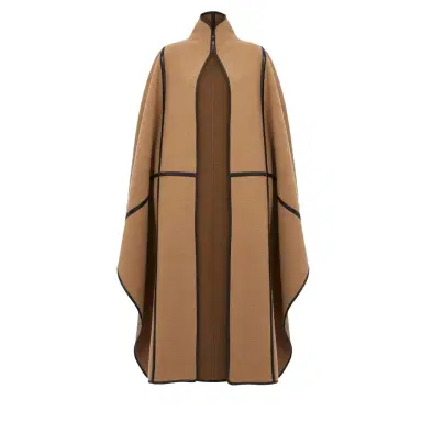 Chloé Oversized long cape coat in wool | Thumbnail 1 Chloé Oversized long cape coat in wool | Thumbnail 1