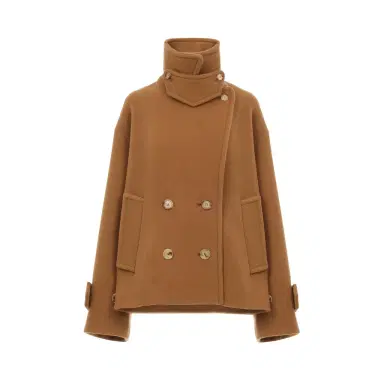 Chloé Oversized short coat in wool | Thumbnail 1 Chloé Oversized short coat in wool | Thumbnail 1