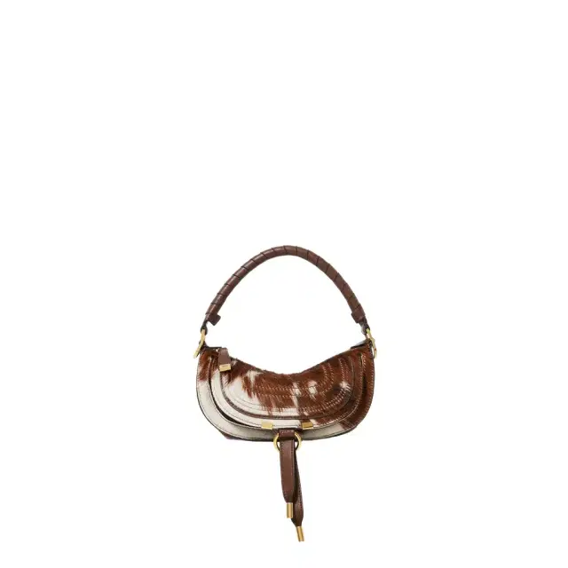 Mini Marcie shoulder bag in hair-on leather Mini Marcie shoulder bag in hair-on leather