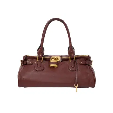 Chloé XL Paddington weekender bag in grained leather | Thumbnail 1 Chloé XL Paddington weekender bag in grained leather | Thumbnail 1