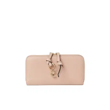 Chloé Alphabet zipped long wallet in grained leather | Thumbnail 1 Chloé Alphabet zipped long wallet in grained leather | Thumbnail 1