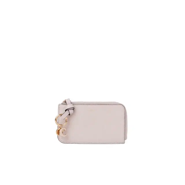 Alphabet wallet in grained leather Alphabet wallet in grained leather