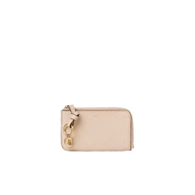 Alphabet wallet in grained leather Alphabet wallet in grained leather