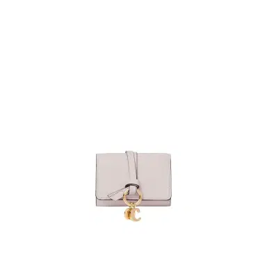 Chloé Mini Alphabet tri-fold in grained leather | Thumbnail 1 Chloé Mini Alphabet tri-fold in grained leather | Thumbnail 1