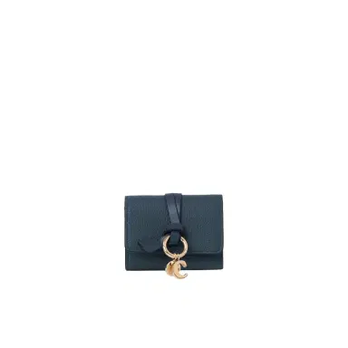 Chloé Mini Alphabet tri-fold in grained leather | Thumbnail 1 Chloé Mini Alphabet tri-fold in grained leather | Thumbnail 1