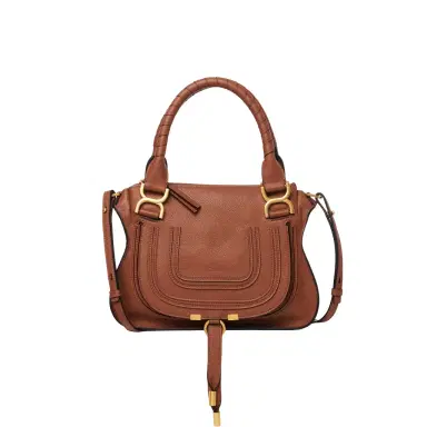 Chloé Small Marcie bag in grained leather | Thumbnail 1 Chloé Small Marcie bag in grained leather | Thumbnail 1