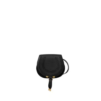 Chloé Small Marcie saddle bag in grained leather | Thumbnail 1 Chloé Small Marcie saddle bag in grained leather | Thumbnail 1