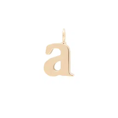 Chloé Alphabet letter A charm in brass | Thumbnail 1 Chloé Alphabet letter A charm in brass | Thumbnail 1