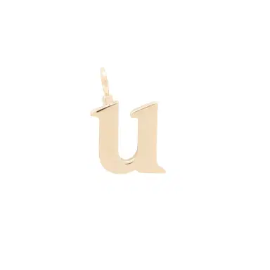 Chloé Alphabet letter U charm in brass | Thumbnail 1 Chloé Alphabet letter U charm in brass | Thumbnail 1