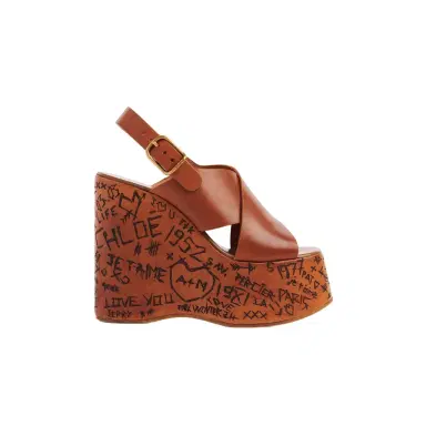 Chloé Maxime wedge sandal | Thumbnail 1 Chloé Maxime wedge sandal | Thumbnail 1
