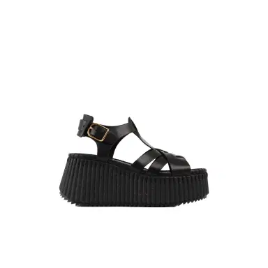 Chloé Nama wedge sandal | Thumbnail 1 Chloé Nama wedge sandal | Thumbnail 1