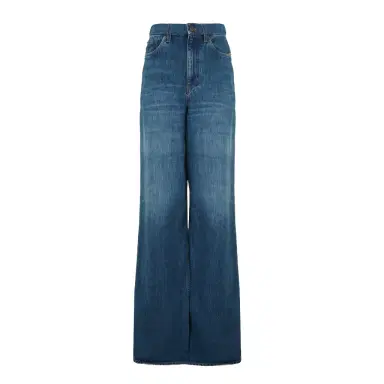 Chloé Wide-leg jeans in denim | Thumbnail 1 Chloé Wide-leg jeans in denim | Thumbnail 1