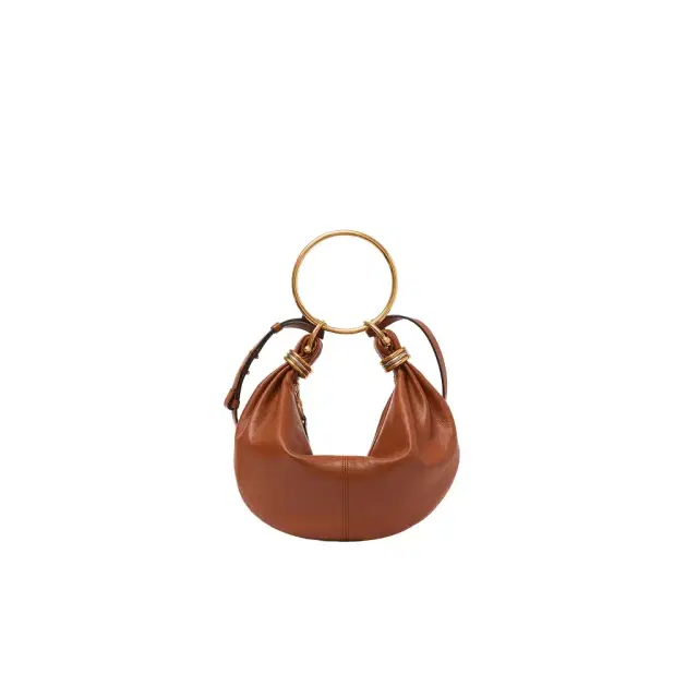 Small Bracelet Hobo bag in grained leather Small Bracelet Hobo bag in grained leather