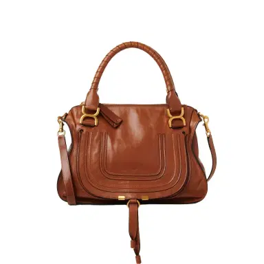 Chloé Marcie bag in shiny leather | Thumbnail 1 Chloé Marcie bag in shiny leather | Thumbnail 1
