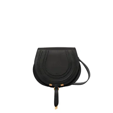 Chloé Marcie saddle bag in grained leather | Thumbnail 1 Chloé Marcie saddle bag in grained leather | Thumbnail 1