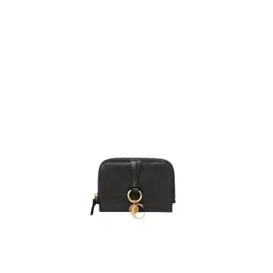 Chloé Alphabet bi-fold wallet in shiny leather | Thumbnail 1 Chloé Alphabet bi-fold wallet in shiny leather | Thumbnail 1