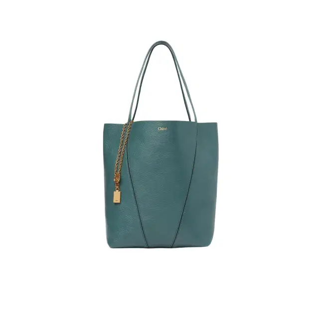 Chloé Spin tote bag in grained leather Chloé Spin tote bag in grained leather