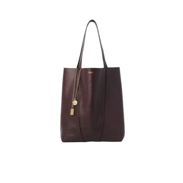 Chloé Spin tote bag in grained leather Chloé Spin tote bag in grained leather