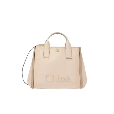 Chloé Chloé Carry tote bag in canvas | Thumbnail 1 Chloé Chloé Carry tote bag in canvas | Thumbnail 1