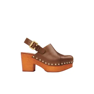 Chloé Jeannette wedge clog | Thumbnail 1 Chloé Jeannette wedge clog | Thumbnail 1
