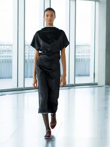 Tove Aker Backless Satin Midi Dress | Thumbnail 3 Tove Aker Backless Satin Midi Dress | Thumbnail 3