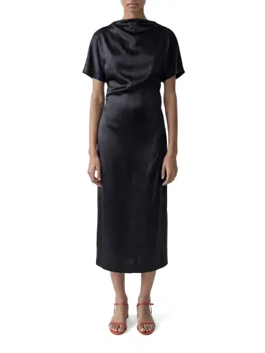 Tove Aker Backless Satin Midi Dress | Thumbnail 4 Tove Aker Backless Satin Midi Dress | Thumbnail 4