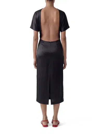Tove Aker Backless Satin Midi Dress | Thumbnail 5 Tove Aker Backless Satin Midi Dress | Thumbnail 5