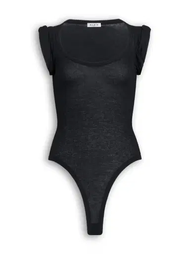 Alaïa Cashmere-Blend Jersey Bodysuit | Thumbnail 1 Alaïa Cashmere-Blend Jersey Bodysuit | Thumbnail 1
