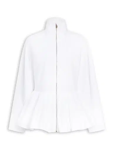 Alaïa Cotton Poplin Peplum Jacket | Thumbnail 1 Alaïa Cotton Poplin Peplum Jacket | Thumbnail 1