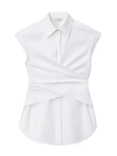 LAFAYETTE 148 Cotton Poplin Wrap Shirt | Thumbnail 1 LAFAYETTE 148 Cotton Poplin Wrap Shirt | Thumbnail 1