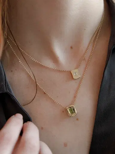 aligrace Diamond Nugget Necklace | Thumbnail 2 aligrace Diamond Nugget Necklace | Thumbnail 2
