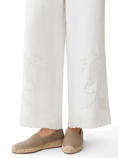 LAFAYETTE 148 Embroidered Riverside Linen Pants | Thumbnail 5 LAFAYETTE 148 Embroidered Riverside Linen Pants | Thumbnail 5