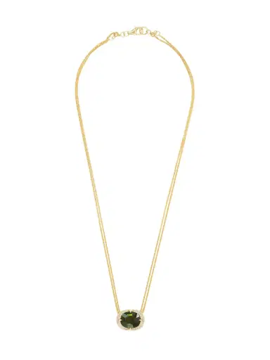 YI COLLECTION Green Tourmaline Aurora Necklace | Thumbnail 1 YI COLLECTION Green Tourmaline Aurora Necklace | Thumbnail 1