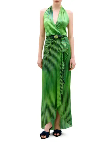 Silvia Tcherassi Gypsy Silk Halter Midi Dress | Thumbnail 2 Silvia Tcherassi Gypsy Silk Halter Midi Dress | Thumbnail 2