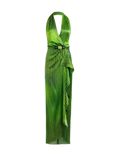 Silvia Tcherassi Gypsy Silk Halter Midi Dress | Thumbnail 1 Silvia Tcherassi Gypsy Silk Halter Midi Dress | Thumbnail 1