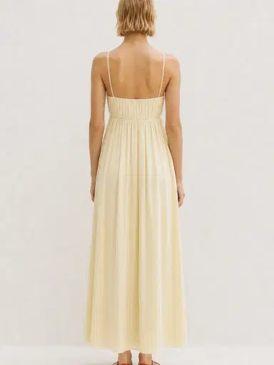 Tove Katrine Pleated Satin Maxi Dress | Thumbnail 3 Tove Katrine Pleated Satin Maxi Dress | Thumbnail 3