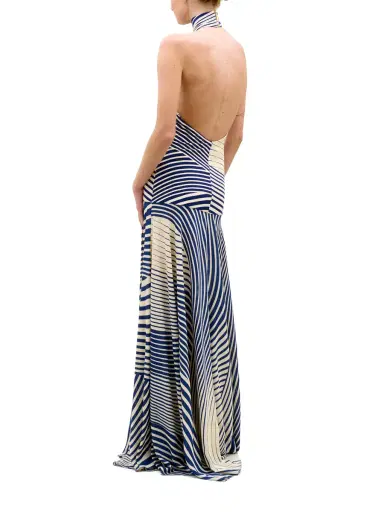 Silvia Tcherassi Leonore Halter Maxi Dress | Thumbnail 3 Silvia Tcherassi Leonore Halter Maxi Dress | Thumbnail 3