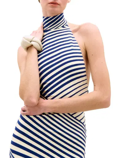 Silvia Tcherassi Leonore Halter Maxi Dress | Thumbnail 4 Silvia Tcherassi Leonore Halter Maxi Dress | Thumbnail 4